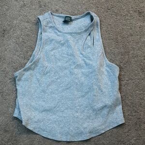 Grey Sleeveless Top